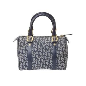 Christian Dior Speedy Trotter Handbag Navy Blue